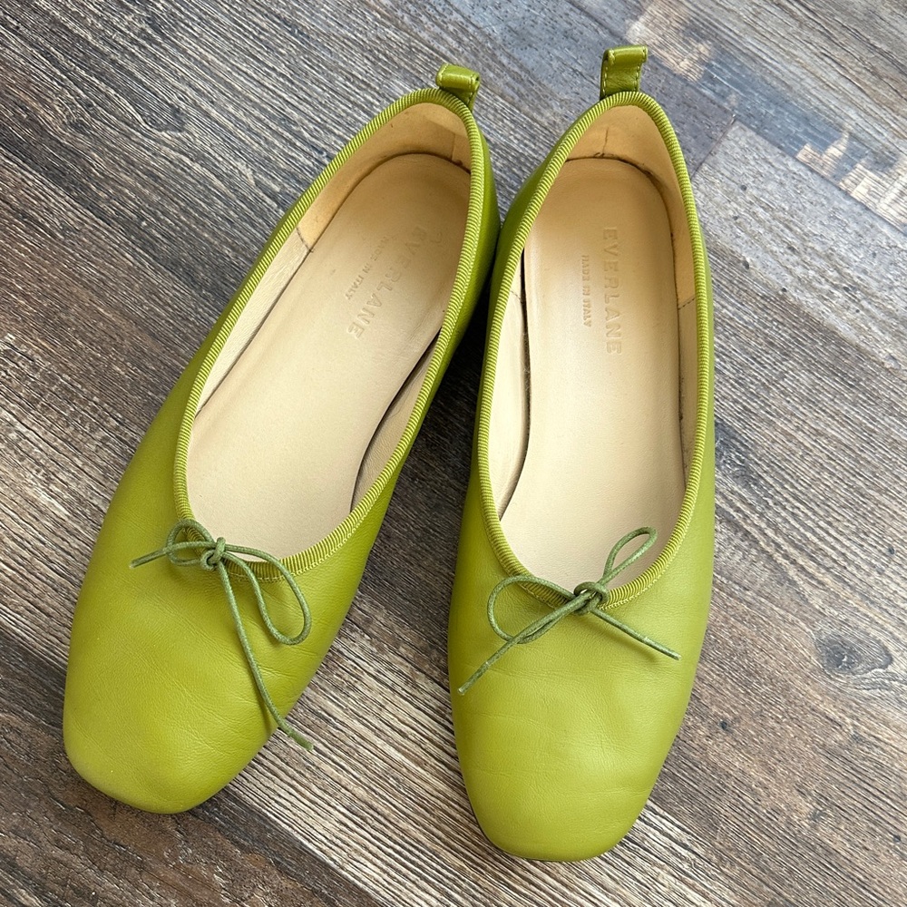 Everlane Women's Olive Green Loafers